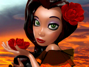mexican girl 3D Model