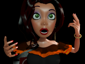 mexican girl 3D Model
