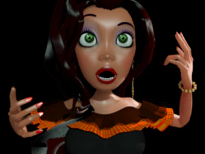 mexican girl 3D Model
