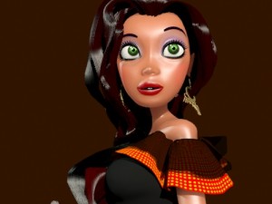 mexican girl 3D Model