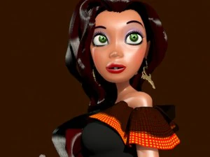 mexican girl 3D Model