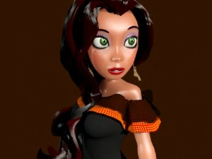 mexican girl 3D Model