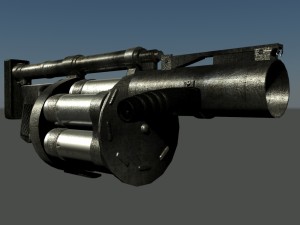 grenade launcher Modelo 3D