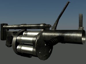 grenade launcher Modelo 3D