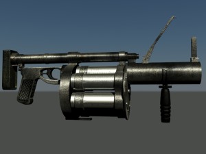 grenade launcher Modelo 3D