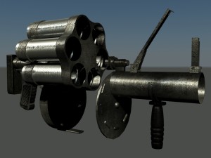 grenade launcher Modelo 3D