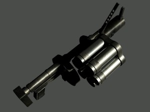 grenade launcher Modelo 3D