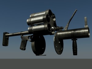 grenade launcher Modelo 3D
