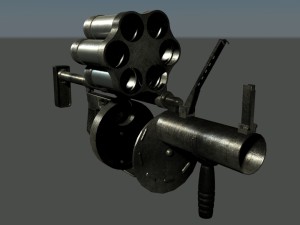 grenade launcher Modelo 3D
