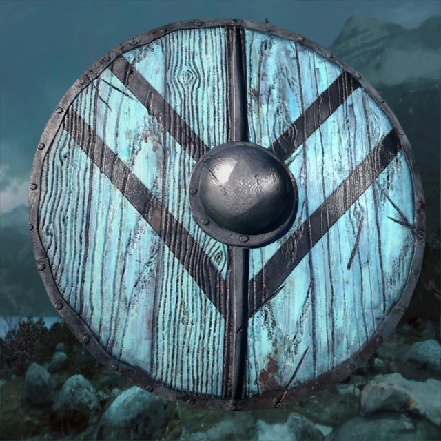 viking shield 3 3D मॉडल .c4d .max .obj .3ds .fbx .stl .blend 