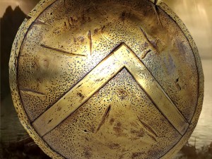 spartans shield Modelo 3D