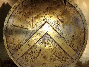 spartans shield Model 3D