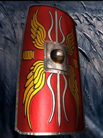 romans shield Modèle 3D .c4d .max .obj .3ds .fbx .stl .blend 