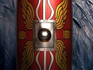 romans shield Modèle 3D