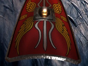 romans shield Modèle 3D