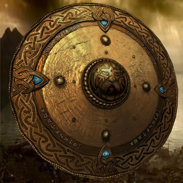 indian shield 3D Model .c4d .max .obj .3ds .fbx .stl .blend 