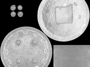 perisai persia 2 Model 3D