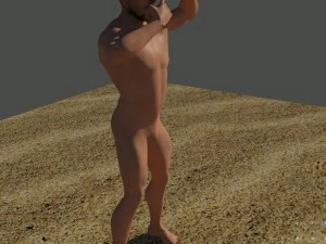 男人动画 3D 模型