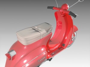 vespa 3D 모델