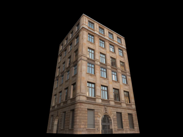 building 1 3D Model .c4d .max .obj .3ds .fbx .stl .blend 