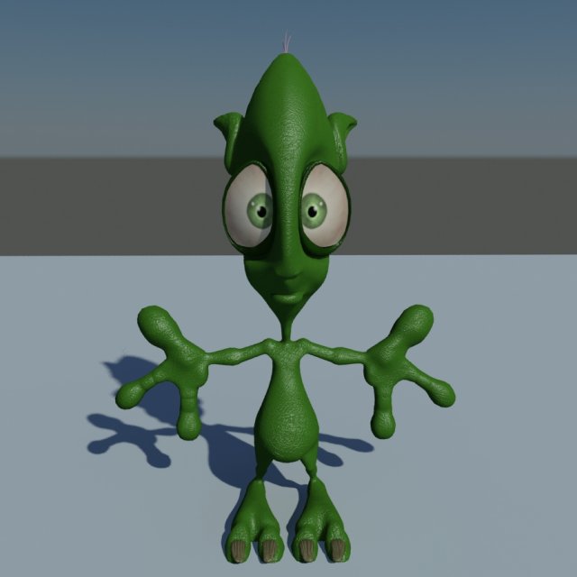 alien 3D 모델 .c4d .max .obj .3ds .fbx .stl .blend 