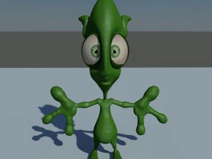 &eacute;tranger Modèle 3D