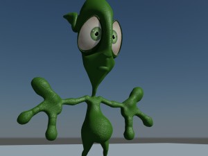alien 3D 모델