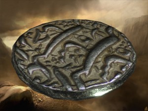 old persian coin Modelo 3D