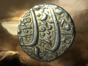 old persian coin 3D Model
