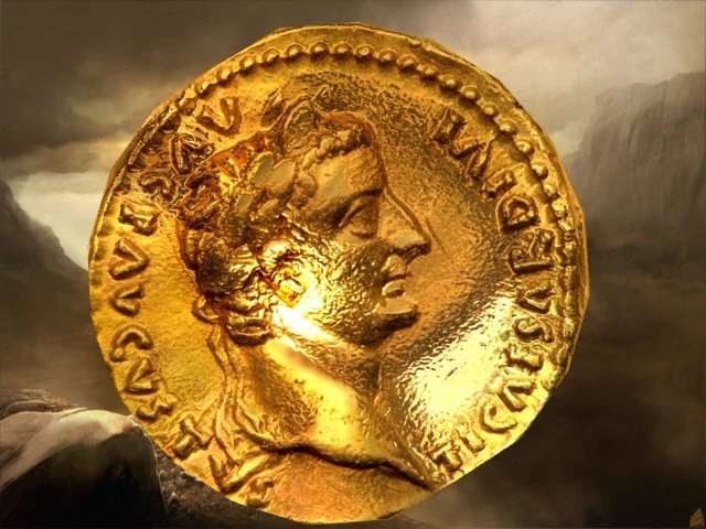 old rome coin 3D Model .c4d .max .obj .3ds .fbx .stl .blend 
