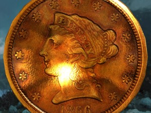 old american coin Modelo 3D