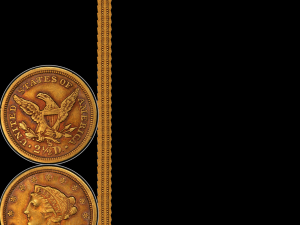 old american coin Modelo 3D