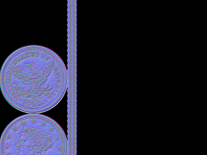 old american coin Modelo 3D
