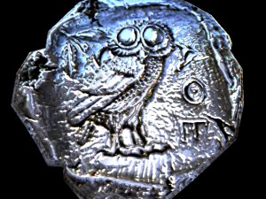 greek athens coin Model 3D