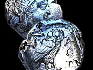 greek athens coin 3Dモデル