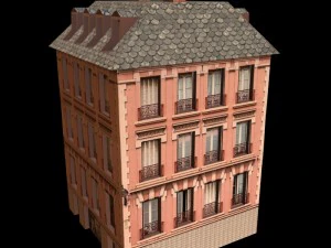 edif&iacute;cio 3 Modelo 3D