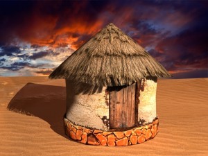 old african house 3Dモデル
