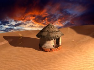 old african house 3Dモデル