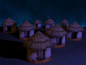 old african house 3D Model