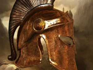 greek helmet 3D Model