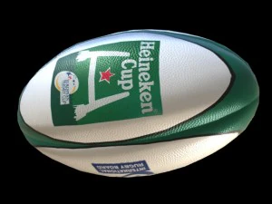 bola de rugby Modelo 3D