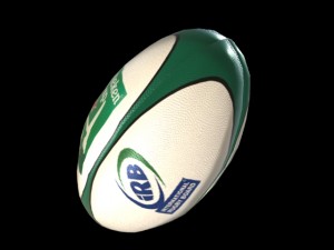 rugby ball Modelo 3D