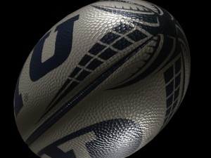 rugby ball 2 3Dモデル