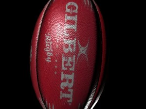 welsh rugby ball 3D Model