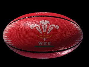 welsh rugby ball 3D 모델