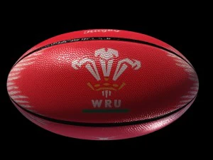 welsh rugby ball 3D Model