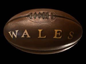 vintage rugby ball 3D Модель