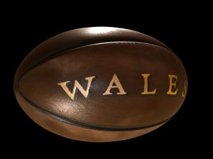vintage rugby ball 3D Модель