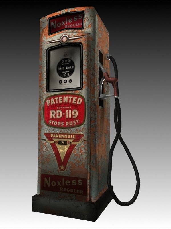 Vintage Gas Pump 3d Model In Tools 3dexport