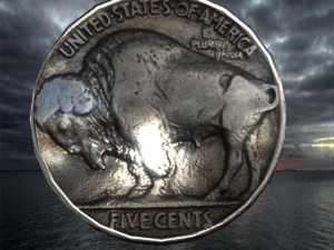 old american 5 cent 3D मॉडल